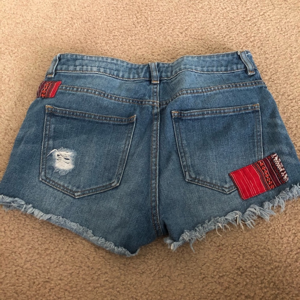 Bullhead denim patchwork mom short - Picture 2 of 2